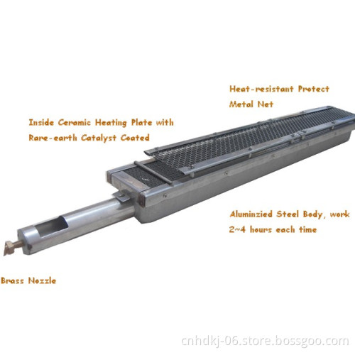 Shawarma/doner kebab machine infrared ceramic natural gas heater parts HD668
